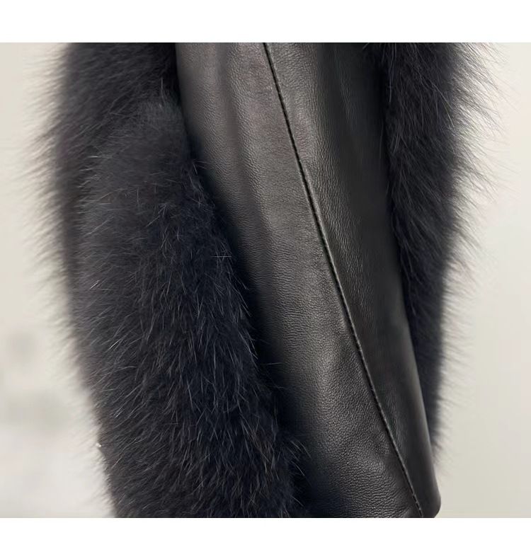 Damenbekleidung Lederweste Damen Kurze Heißer Verkauf Nachahmung Baumwolle High-End-Patchwork Weste Jacke Damen Fuchspelz Neuer Stil_voghion.com