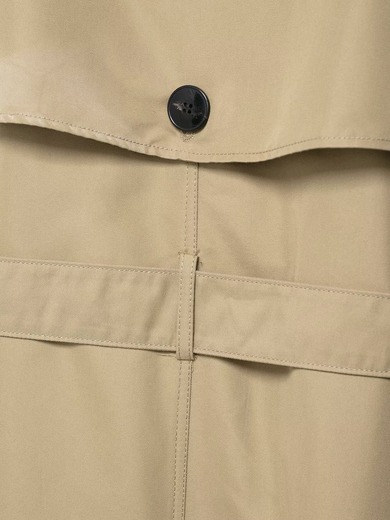 Trench classico doppiopetto con cintura: eleganza senza tempo per donna (XS-L, poliestere, cachi, antipiega e versatile)_voghion.com