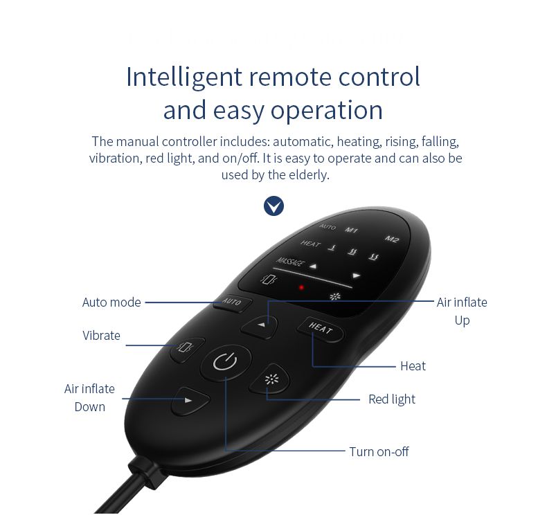 Elektrisches Traktionsgerät, Taillenmassagegerät mit Wärme, Linderung von Müdigkeit in der Lendenwirbelsäule, Rückenstrecker bei Ischiasschmerzen_voghion.com