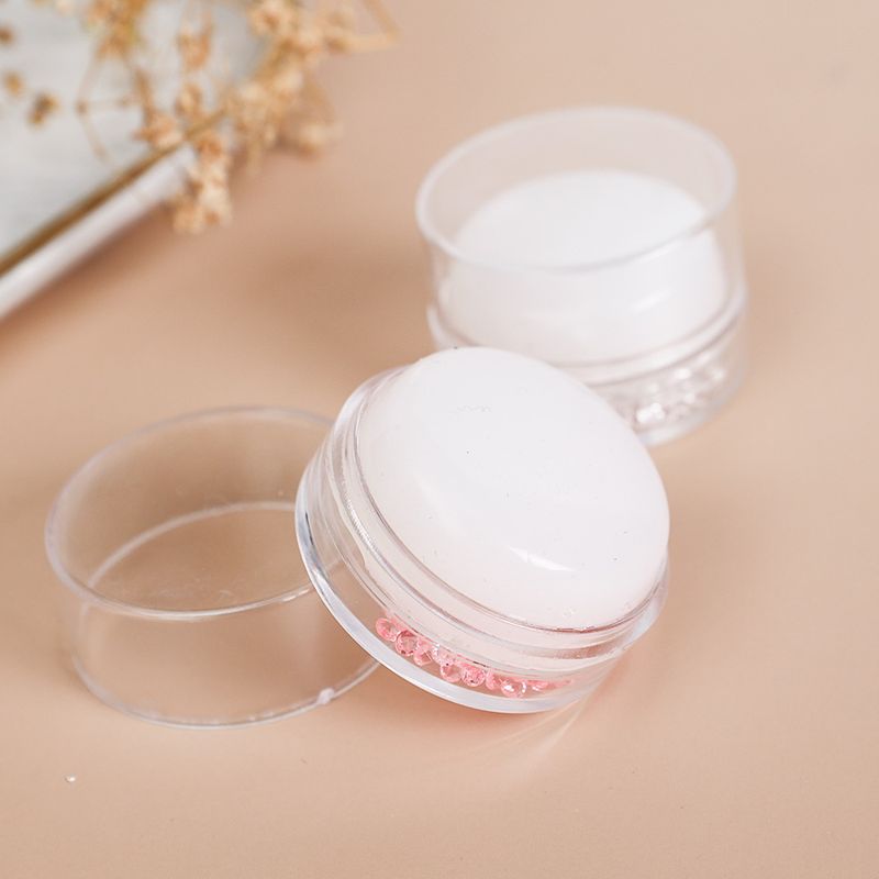 Jelly French Trasparente Nail Art Stamper Fai da te Polacco Design Stampa Timbro in silicone Strumenti per timbratura Manicure ing_voghion.com