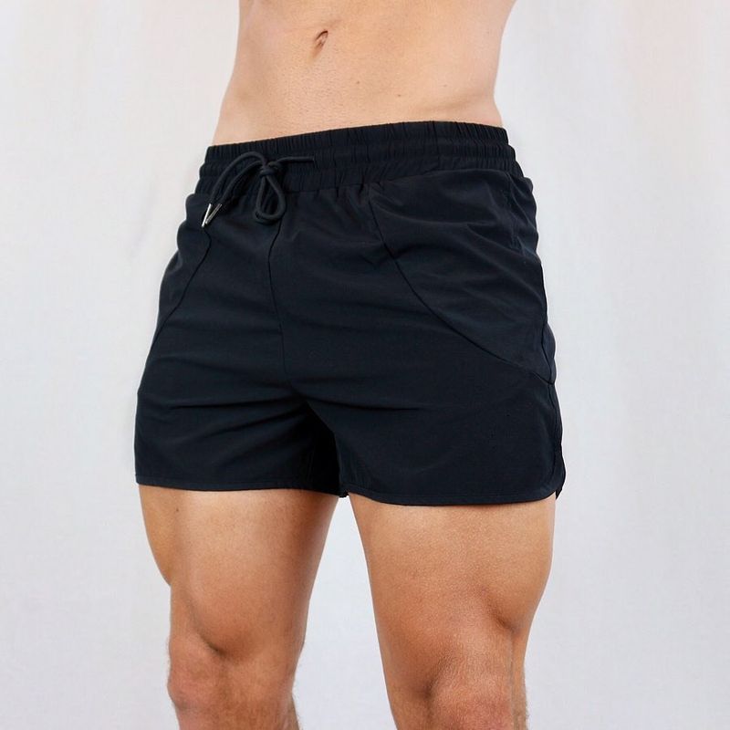 Summer Fitness Shorts, Light Board Three Piece Pants, Men's Quick Drying Breathable Elastic Shorts_voghion.com