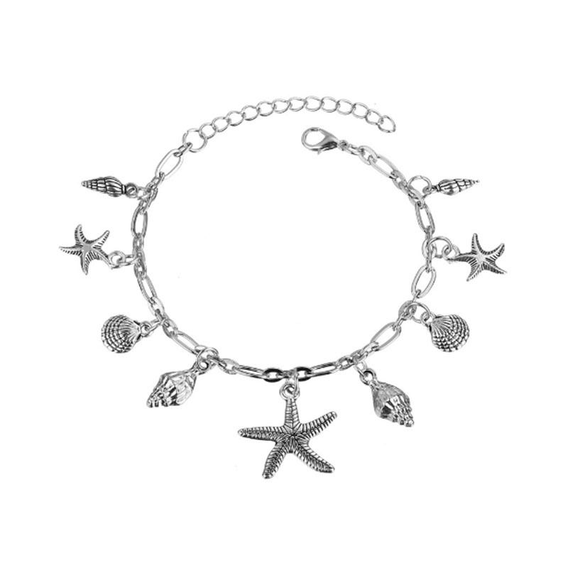 Beach Foot Jewelry Classic Starfish Conch Shell Pendant Fashion Trendy Anklet For Women_voghion.com
