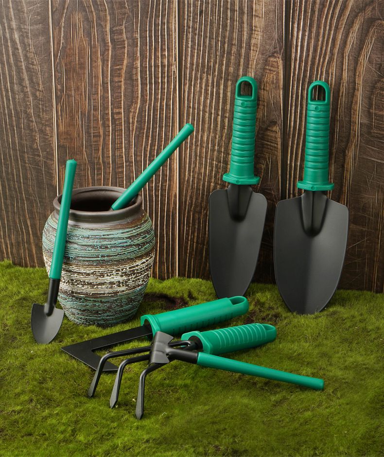 Garden Planting Household Potted Flower Pruning Gardening Tools Garden Flower And Vegetable Four Tooth Rake Shovel Tool Set_voghion.com