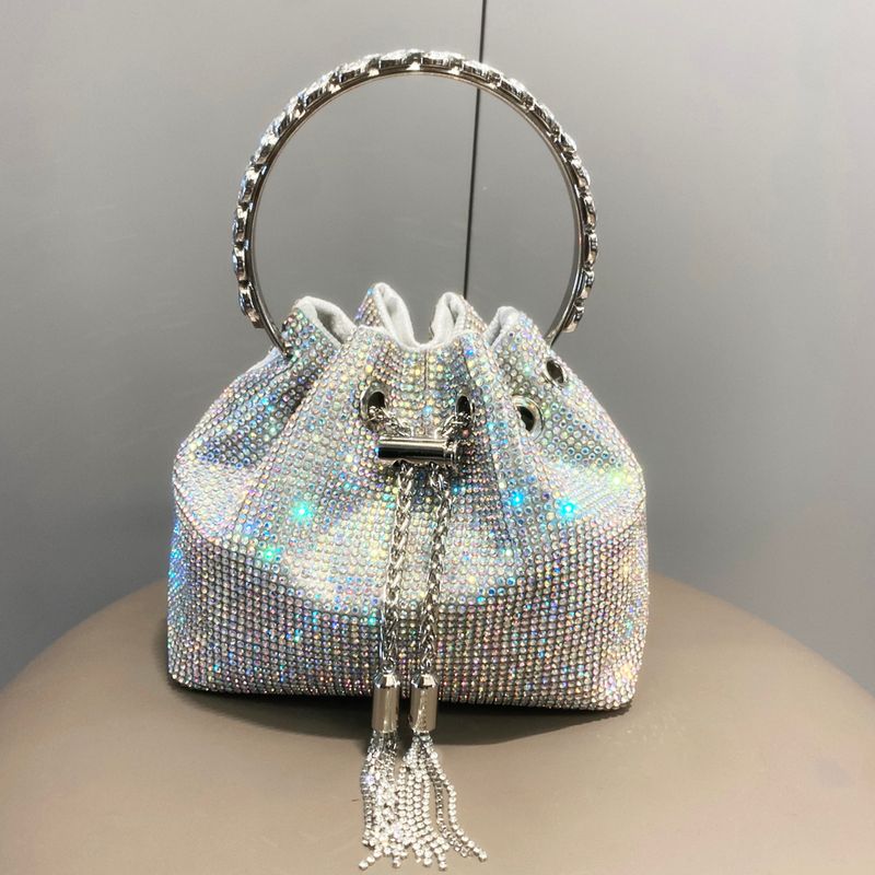 Portemonnees en handtassen voor vrouwen Luxe designer bucket clutch avondtas bankettas kristal strass schoudertassen_voghion.com