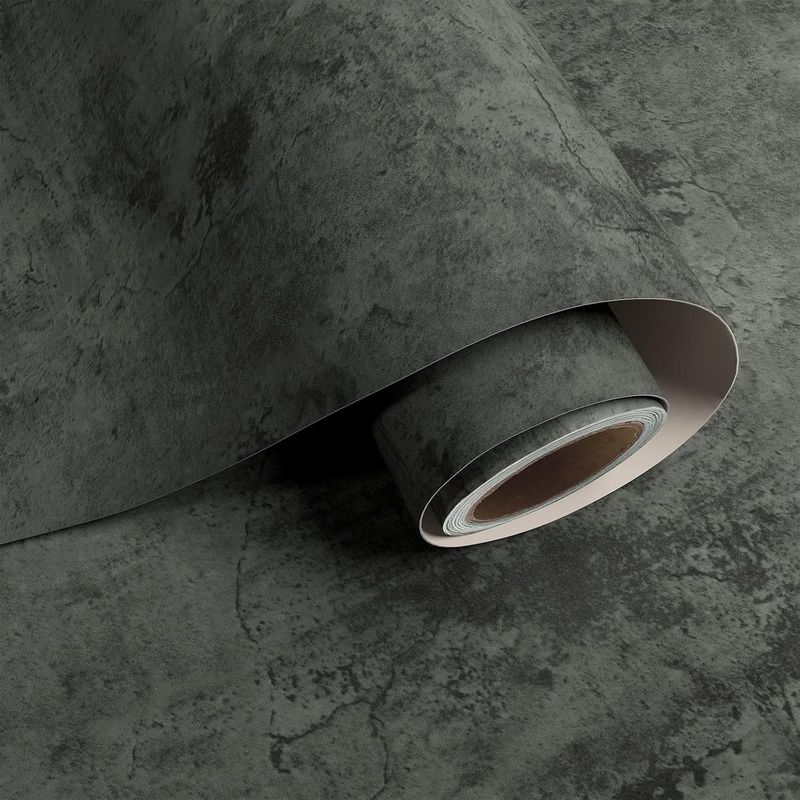 Pellicola decorativa autoadesiva per porte di armadietti, ristrutturazione di pareti e mobili, cambio colore, effetto cemento in stile industriale_voghion.com