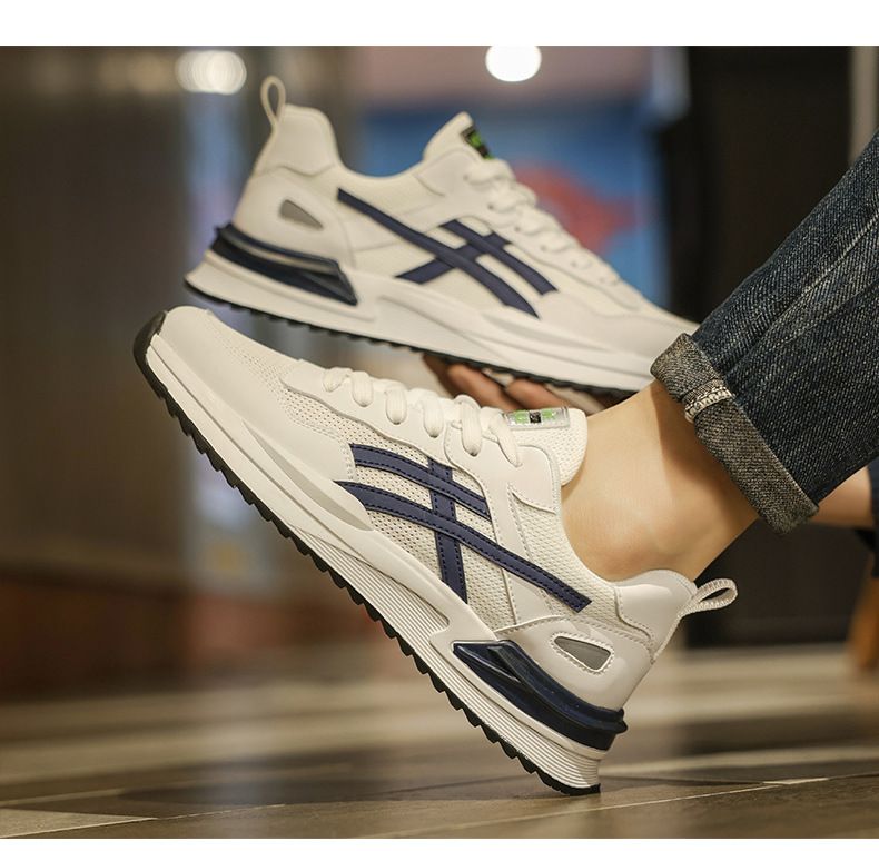 Herrenschuhe Sommer 2024 neue lässige Sport-Reiseschuhe Herren Frühling Retro Mesh atmungsaktive Laufschuhe trendige_voghion.com