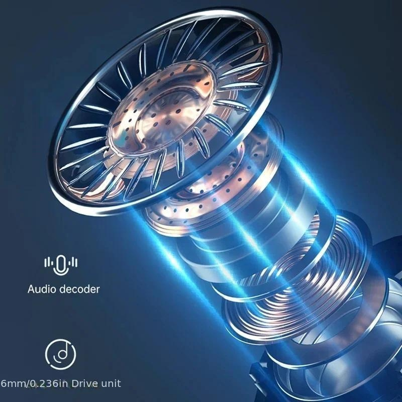 Wireless Headset TWS Sport Earphone Intelligent Touch Control Wireless Headphones Waterproof LED Display With Microphone_voghion.com