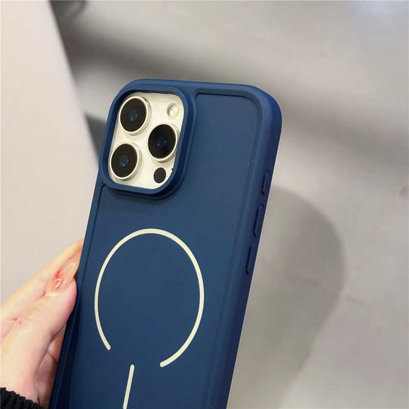 Camera Control Button Magnetic Case For IPhone 16 15 14 Plus 13 12 11 Pro Max For Shockproof Thickened Silicone Cover_voghion.com