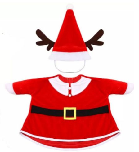 Nuevo conjunto de disfraz de Papá Noel para montar a caballo, 23 pulgadas, para porche, césped, decoración del Día del Ganso_voghion.com
