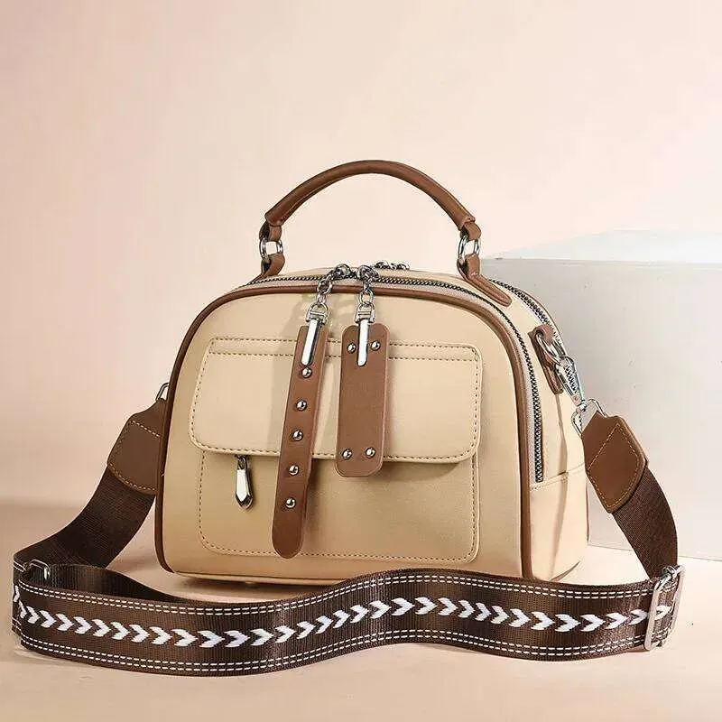 Bags New Brand For 2025 Designer Handbag Women Handbags Leather Printed Monogram Single Shoulder Straddle Bag_voghion.com