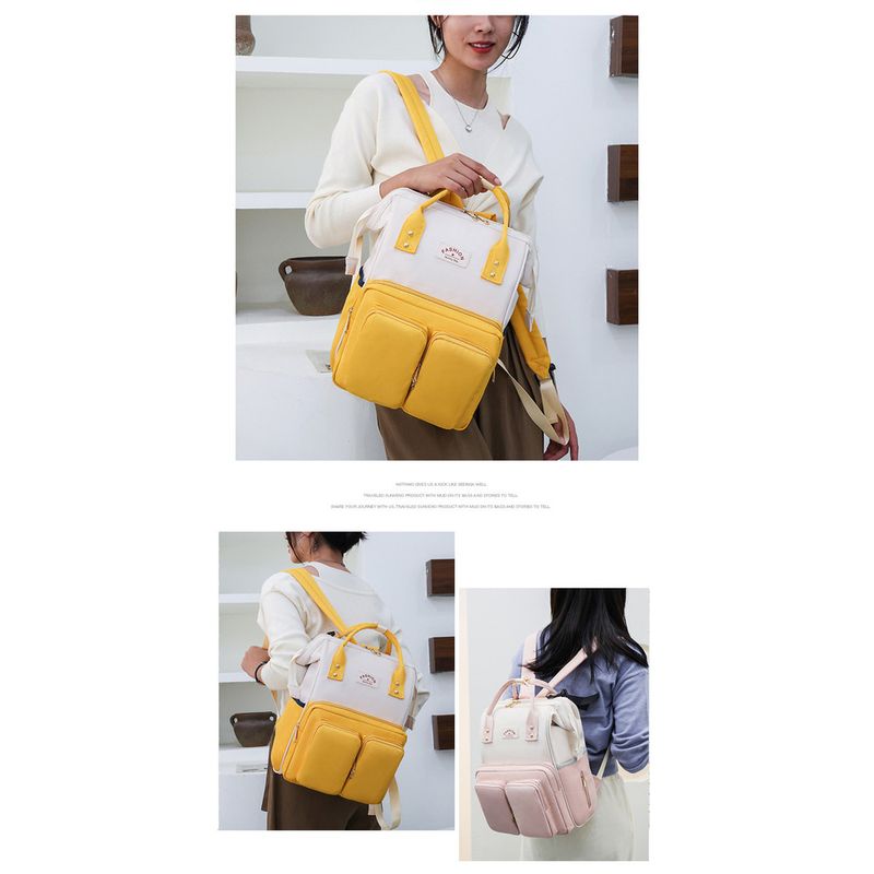 Multifunktionale, tragbare Mama-Tasche für Mütter, vielseitig einsetzbar, große Kapazität, wasserdicht, Mama-Tasche zum Tragen des Babys auf Reisen_voghion.com