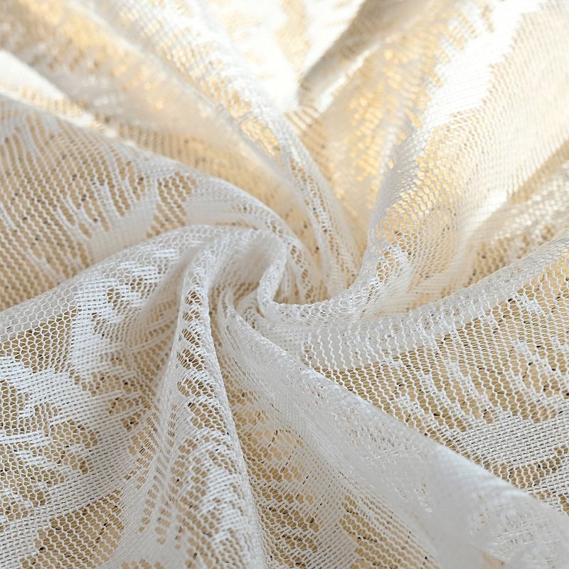Fishtail Rod Dør Gardin Warp Strikket Lace Vindu Skjerm Gardin_voghion.com