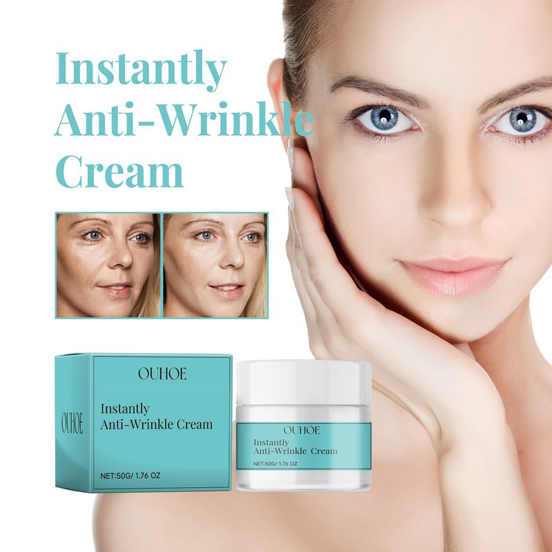 OUHOE Instantly Anti-Wrinkle Cream, Deep Moisturizing Facial For Smoothing Fine Lines_voghion.com