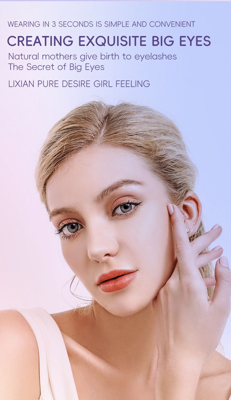 Pestañas postizas magnéticas de estilo natural - Pelo de visón, sin pegamento y reutilizables (fáciles de aplicar, ligeras y cómodas)_voghion.com