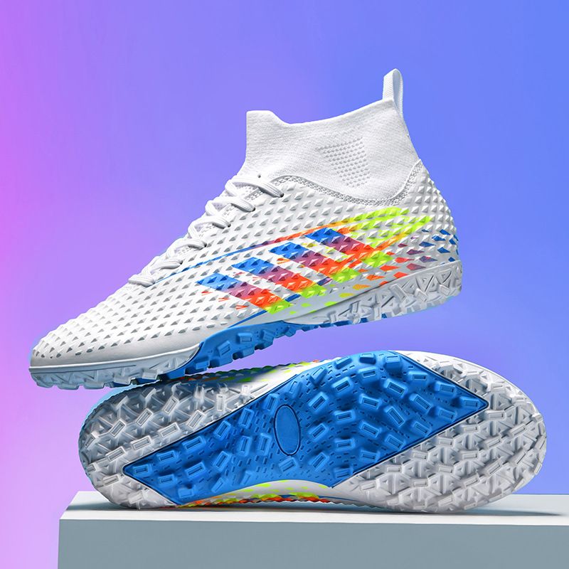 Nuove scarpe da calcio per uomo e adulto, taglia grande, AG, lunghe, TF, con chiodi rotti, in erba artificiale_voghion.com