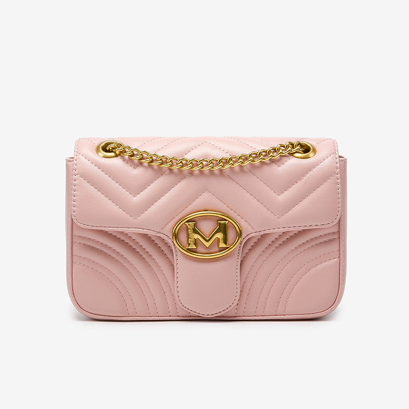 Designer Nuovo originale Lettere di tendenza della moda Squisita catena per il tempo libero Atmosferica Borsa da donna con tracolla a tracolla lombarda da donna_voghion.com