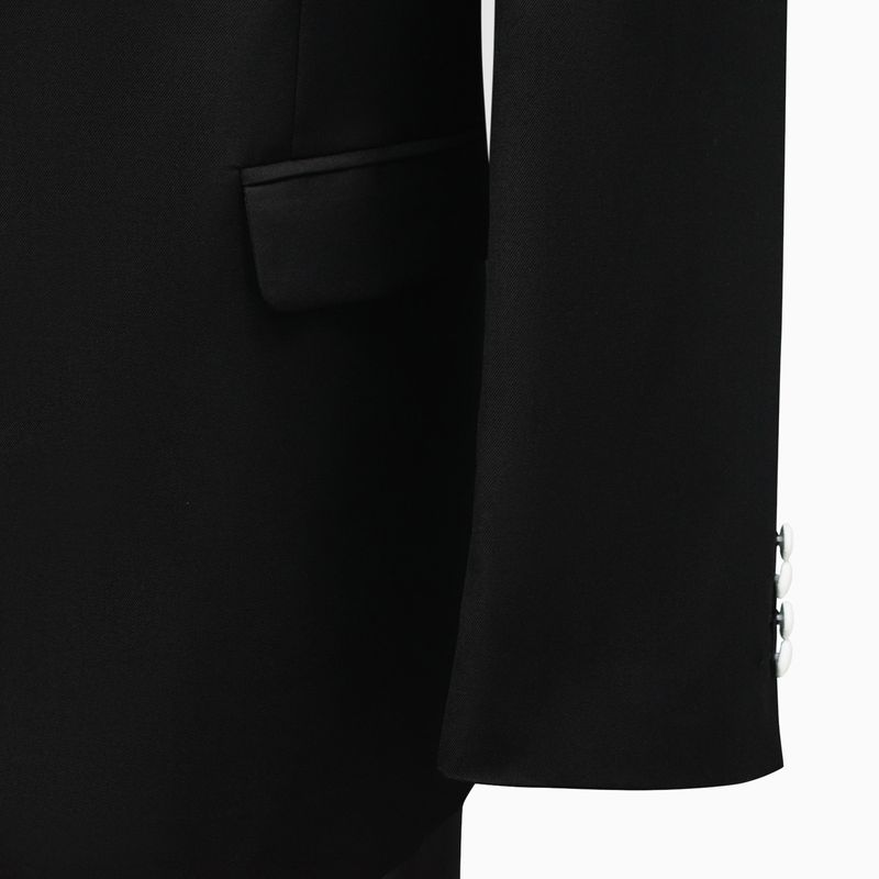 2025 Spring New Men's Set Groom Groomsman Wedding British Slim Fit Color Block Two-Piece Suit_voghion.com