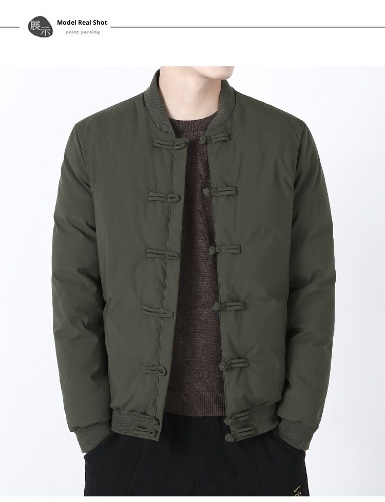 QFV507045555501<2 Herren, Übergröße, geknöpfter Mantel, dicker Tang-Anzug, kleine Jacke, chinesische Baseball-Baumwolljacke für den Winter_voghion.com