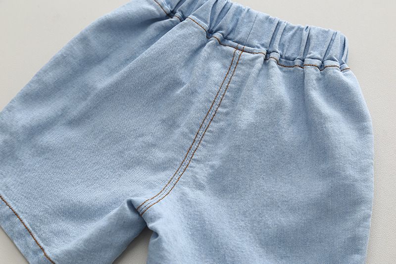 2024 Novas roupas infantis verão bebê 0-5 anos desenho animado manga curta camisa shorts conjunto de duas peças_voghion.com