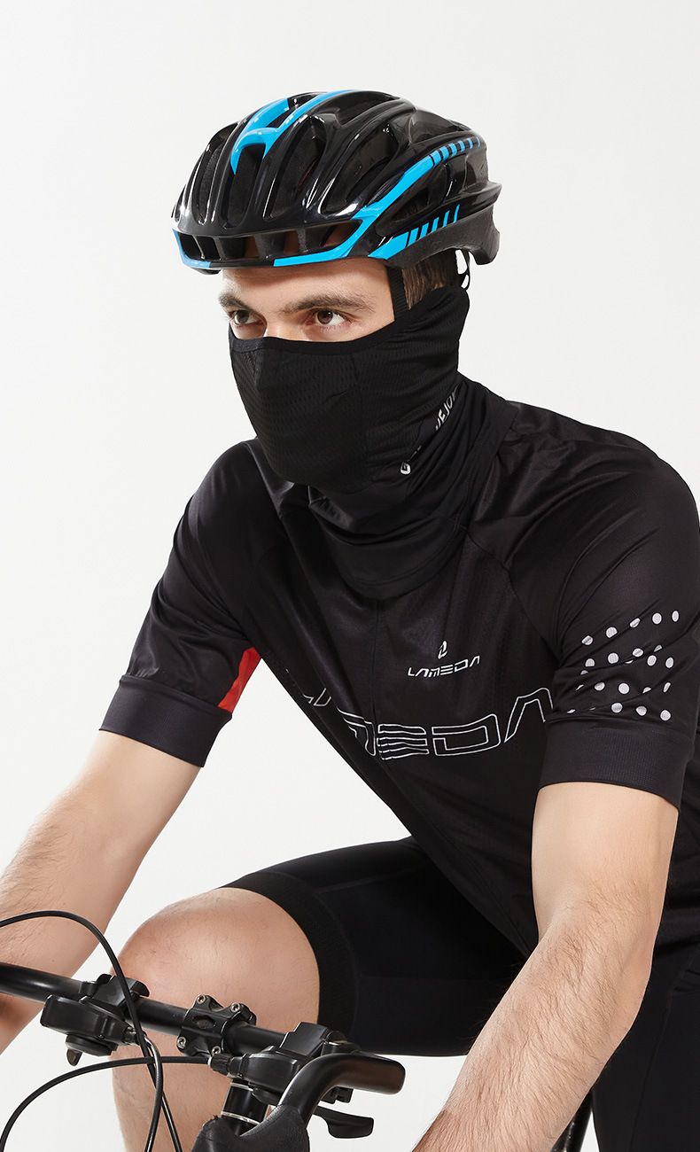 Solskyddsmask för cykling, sommarsport utomhuspannband, nackskydd, solskydd, issilke som andas och är dammtät_voghion.com