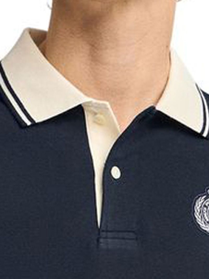 Men's Clothing Polo Shirt Fashion Printing Men's Long Sleeved Casual Polo Shirt Tops_voghion.com