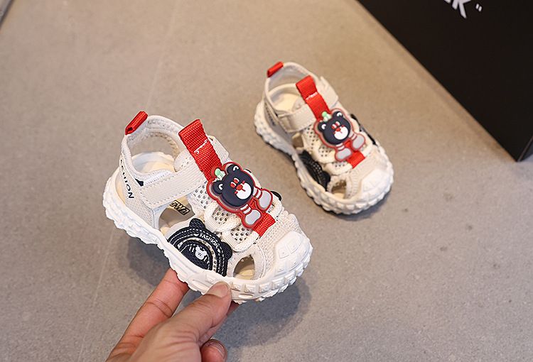 Kinderschuhe Sommersandalen Junge Kinderschuhe Funktionelle Geschlossene Zehen Weiche Sohle Kleinkinderschuhe_voghion.com