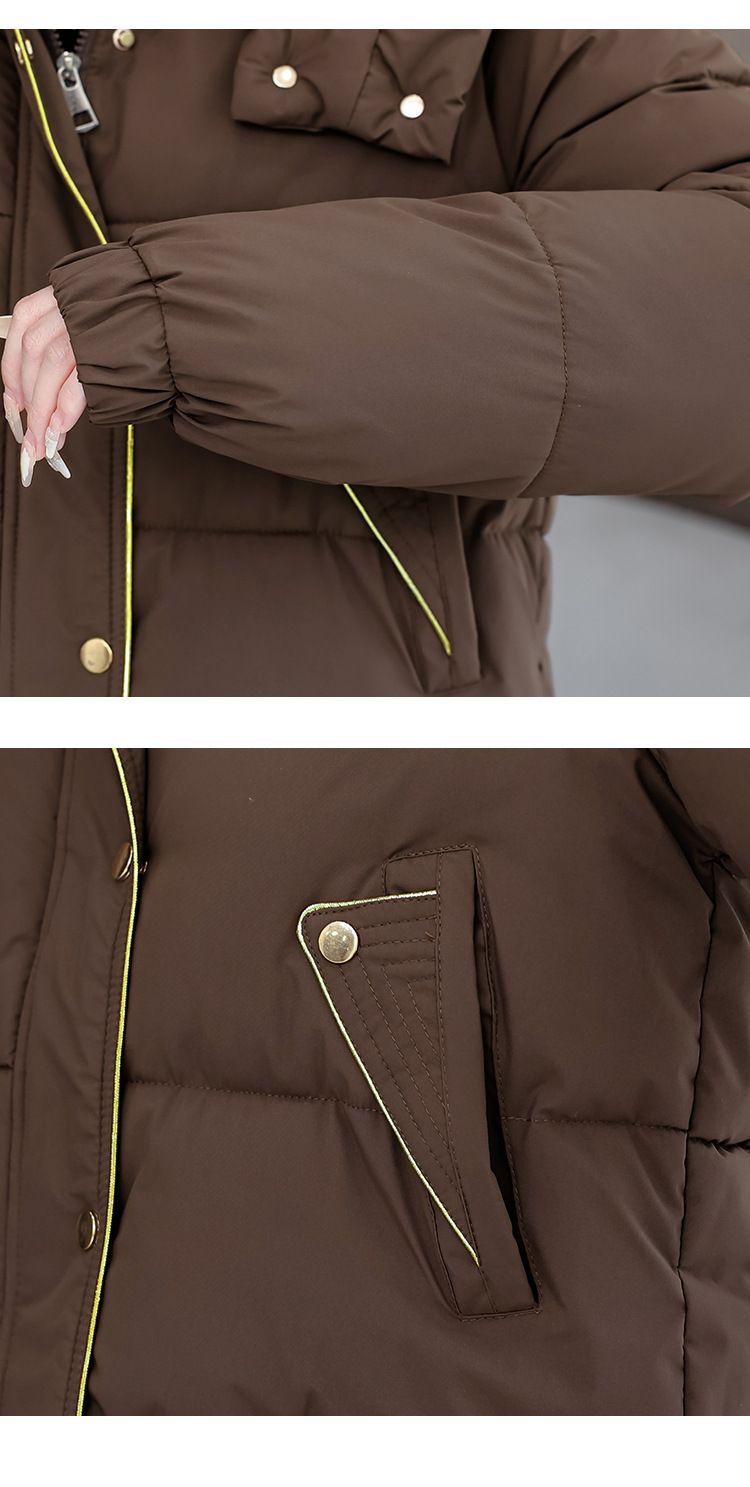 Kurze Pufferjacke für zierliche Figuren – voluminöse Steppjacke mit strukturiertem Reverskragen (5 urbane Neutraltöne, erweiterte Größenauswahl)_voghion.com