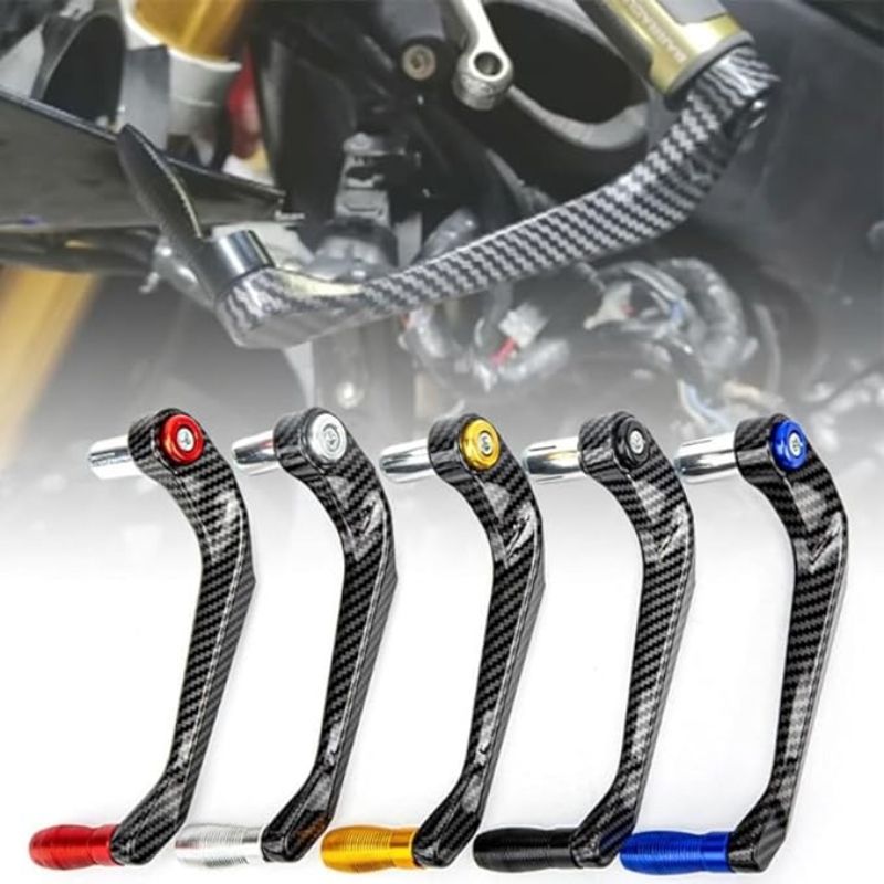 2 PCS/Set CNC Motorcycle Brake Clutch Levers Guard Protector Modification Anti-Fall Horn Brakes Hand Guard Bow Protection Rod_voghion.com