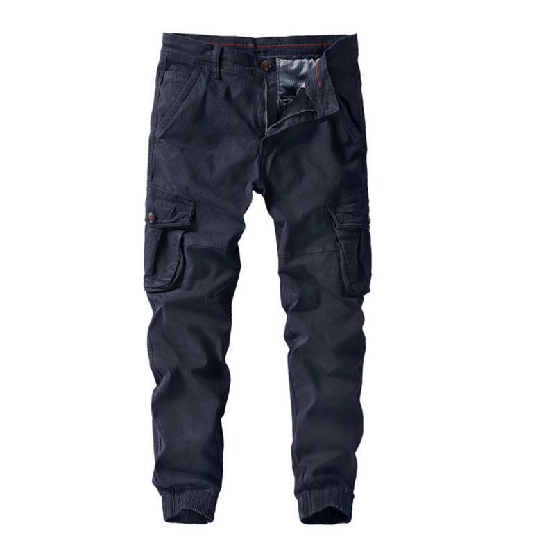 New Cargo pants men's casual pants Winter cotton trousers Multi pocket trendy men's pants_voghion.com