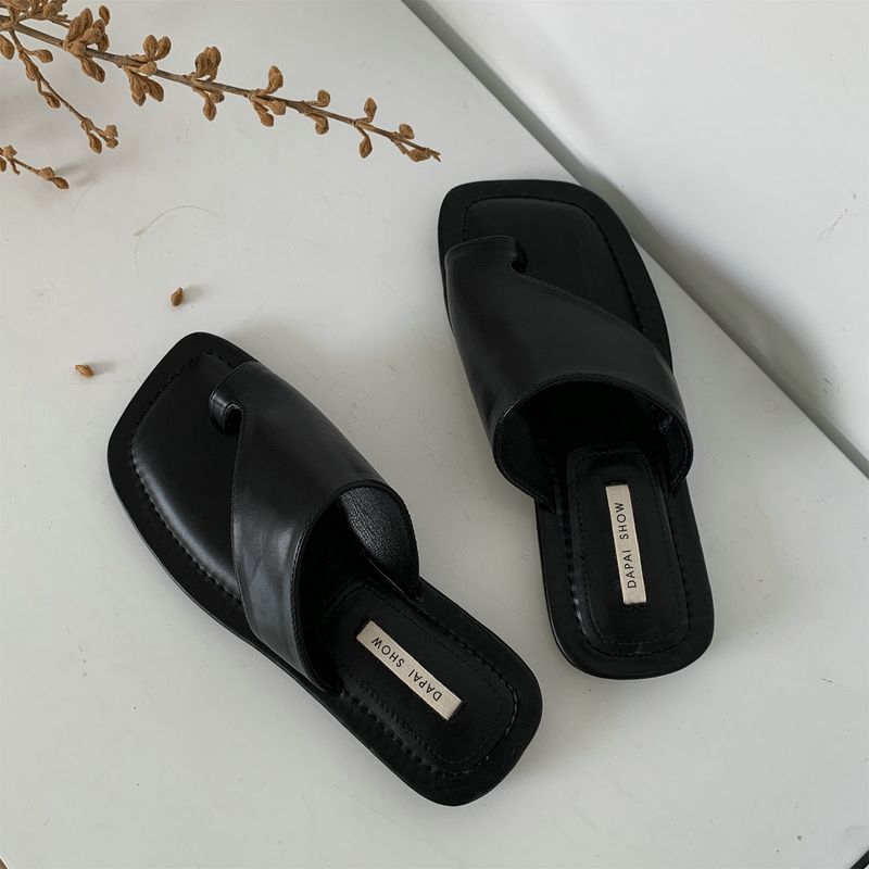 Crowdsourced design, damskor med fyrkantiga tåflip flops, nya mångsidiga strandskor för sommaren för utomhusbruk 2023_voghion.com