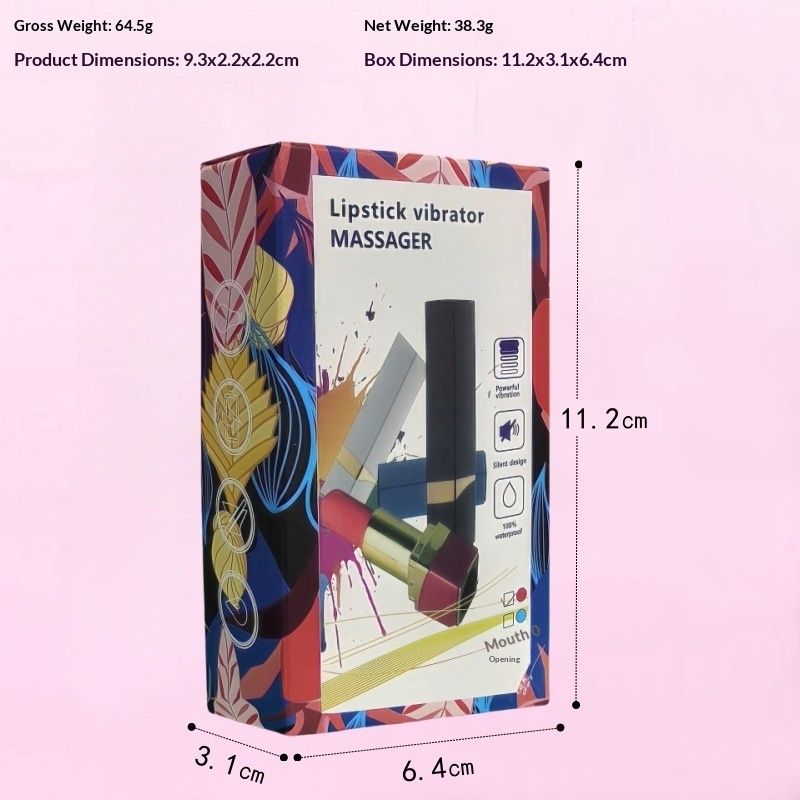 luckyqqyp Female Mini Magnetic Charging Lipstick Electric Vibrator Masturbator Adult Products_voghion.com