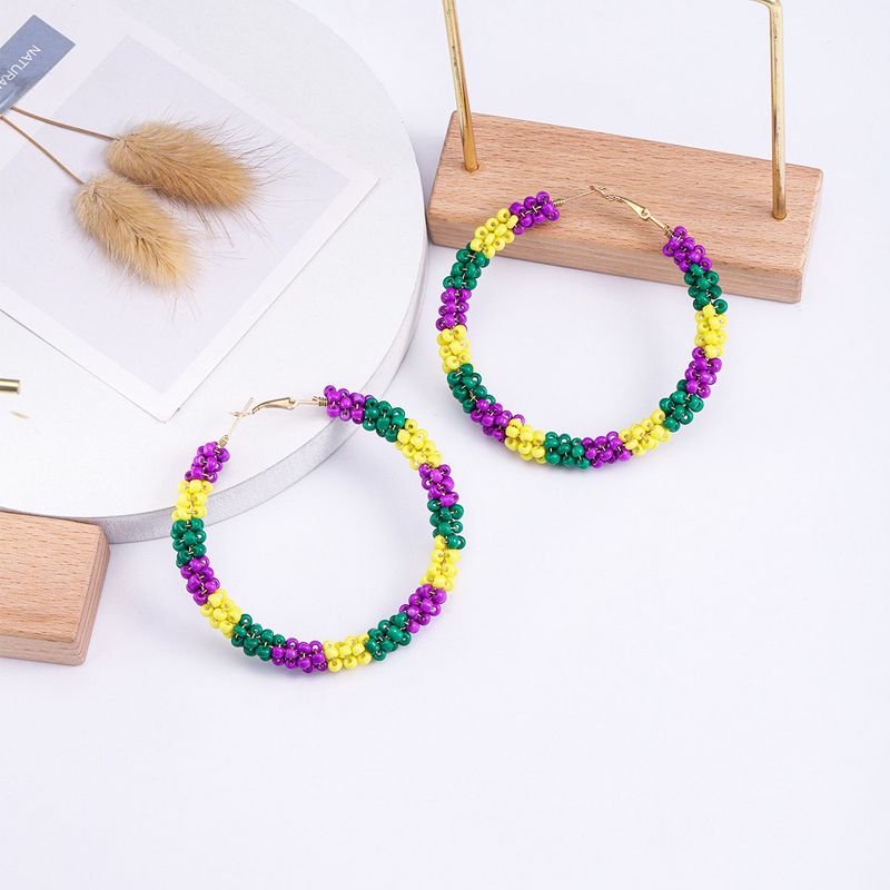 Orecchini con lettera elemento carnevale orecchini cappello da clown orecchini rotondi orecchini creativi_voghion.com