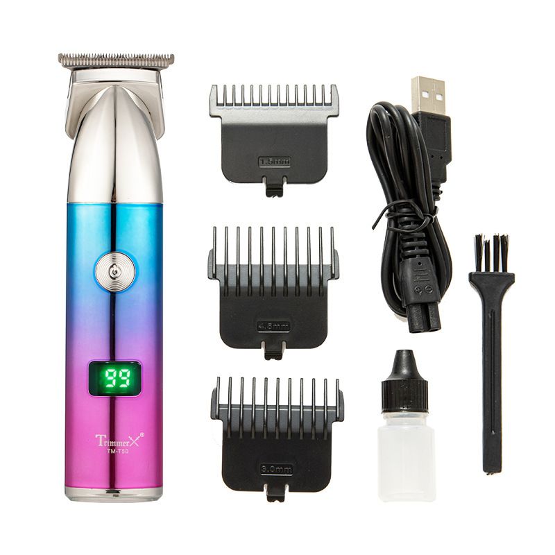 Elektresch Hoerschneider mat Gradient-Display, USB-Ladegerät a Schéier_voghion.com