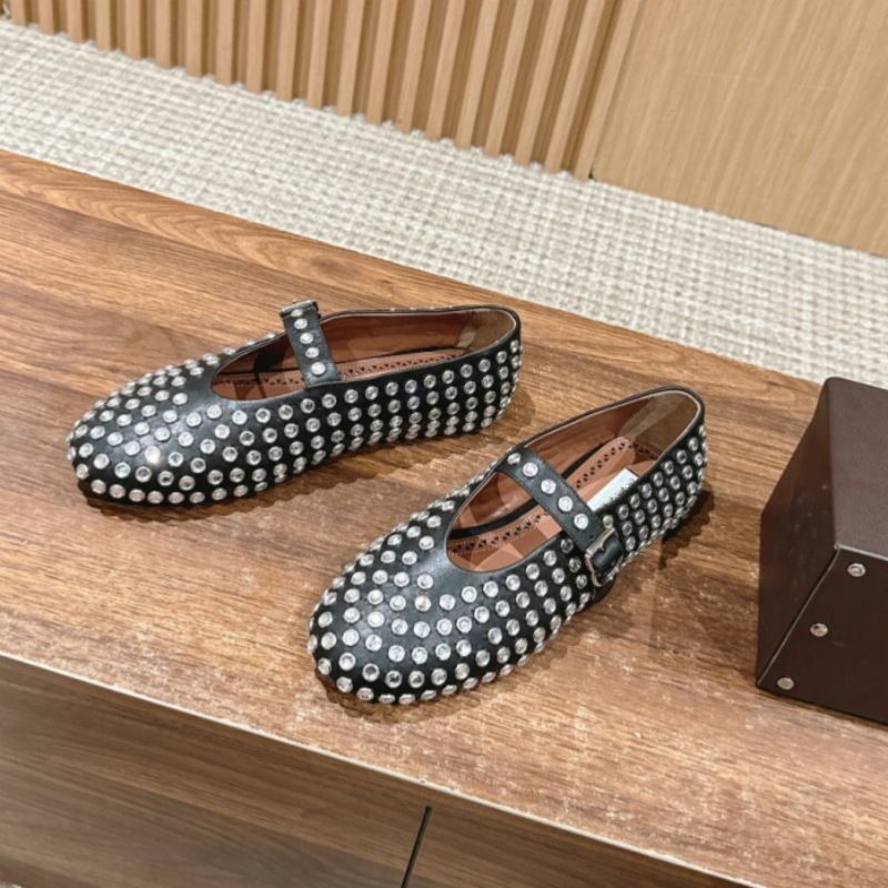 2024 Summer Nei Waasser Diamant Een Knäppchen Flaach Buedem Lach Lazy fir Dammen Casual Versatile Single Schong_voghion.com