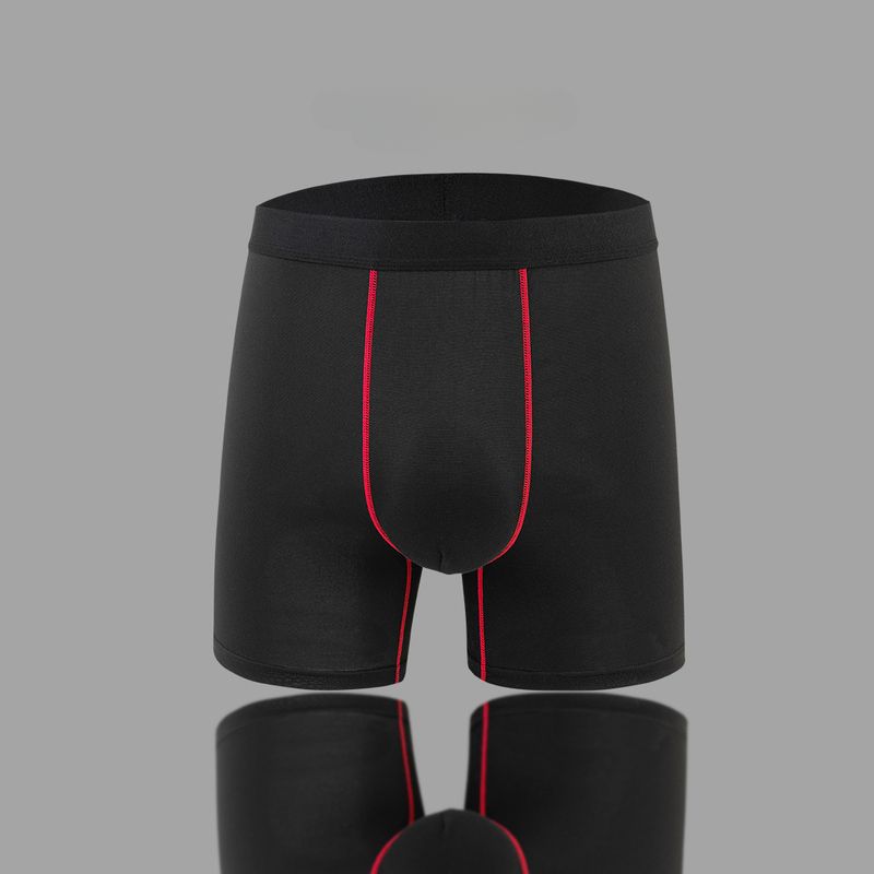 Men's Sports Elastic Medium And Long Underwear Casual Versatile Cycling Men's Shorts_voghion.com
