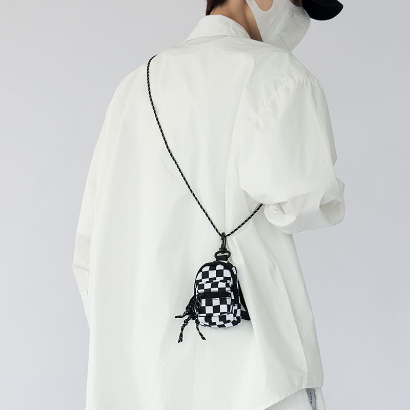 Women's Purse High-End Trendy Cool Neck Hanging Earphone Ins Style Cute Mini Coin Bag Portable Small Wallet_voghion.com