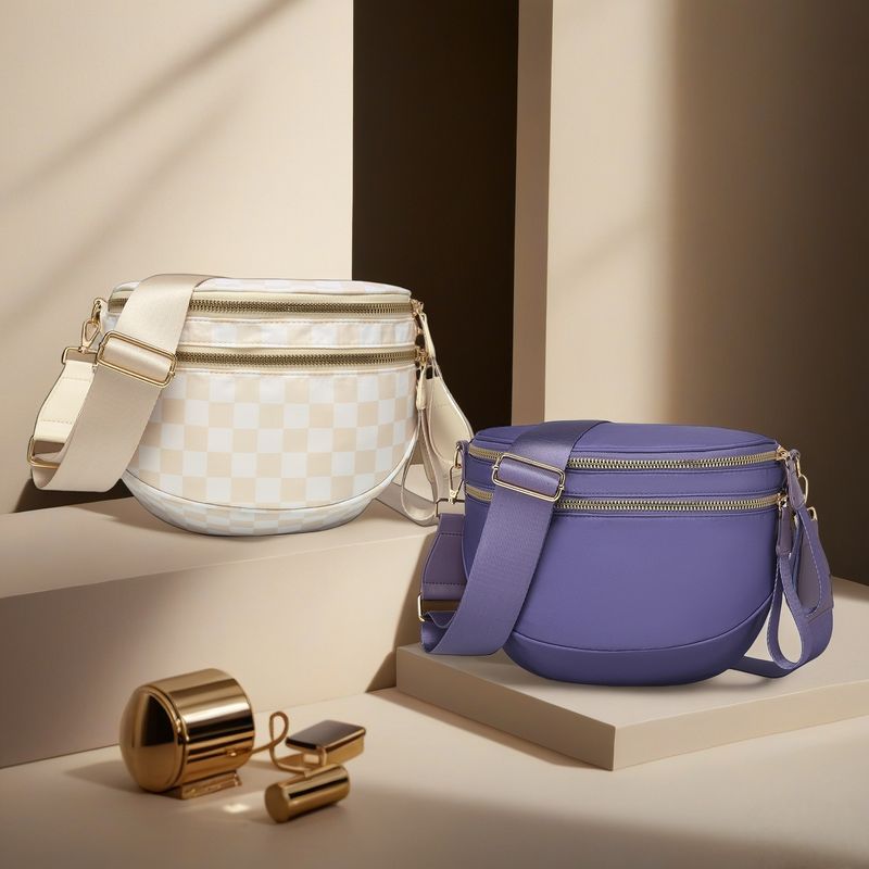 Borsa a tracolla da donna, versatile, alla moda, in tessuto Oxford, di grande capacità, leggera e impermeabile, sportiva_voghion.com