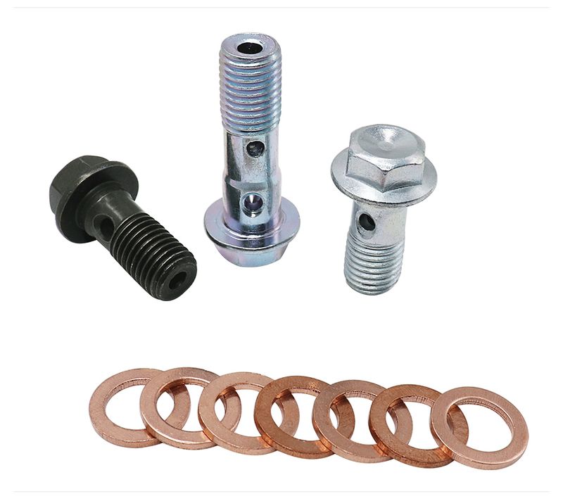 Vijak za cev za olje glavnega zavornega sistema M10*1, banjo vijak, univerzalni vijak za cev motornega kolesa, vijaki za cev M10*22*1_voghion.com