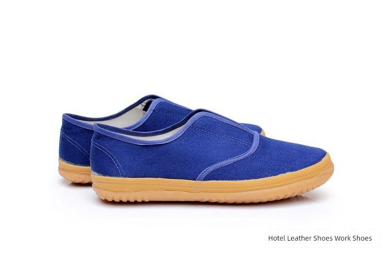 Slip-on Rubber Sole Elastic Mouth Canvas Shoes_voghion.com