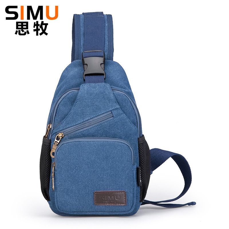 Borsa a tracolla sportiva casual da uomo in tela alla moda in stile coreano Simu_voghion.com