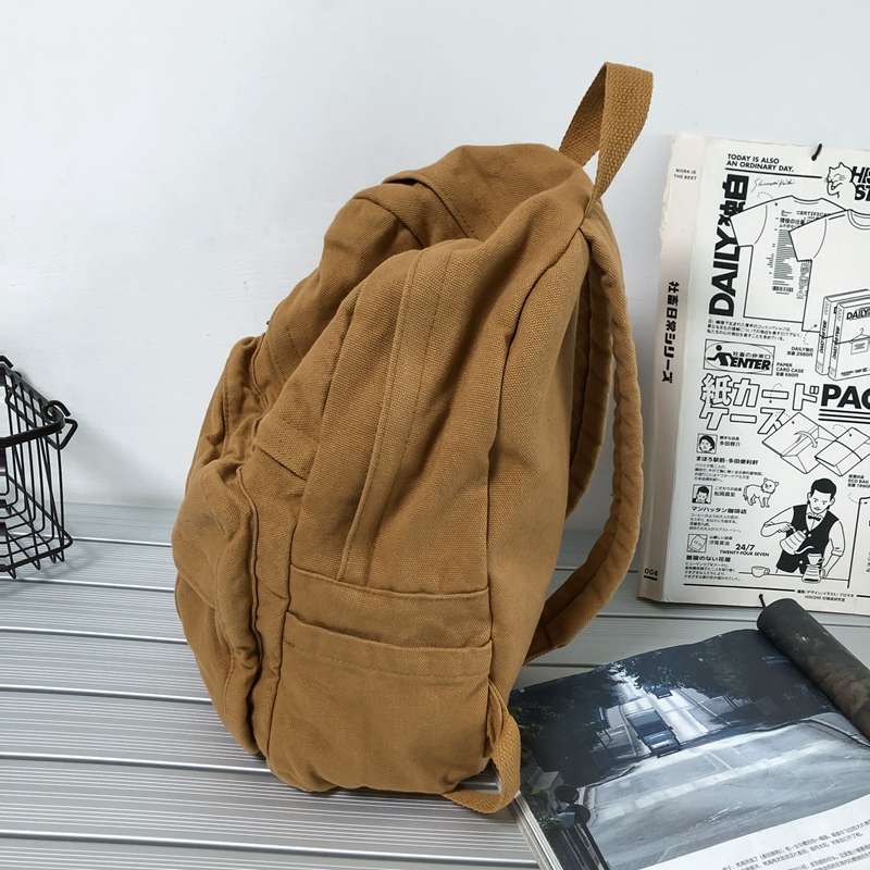 Moteriška „Cotto Cavas“ miela studentų knygų krepšio kelioninė kuprinė, madinga kuprinė mergaitėms, mokyklinė rankinė vaikams, dovana chaki spalvos_voghion.com