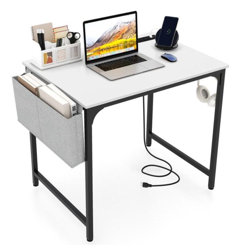 Office Phone Home Storage 32 Desk Bag With Hook Station Inch And Charging_voghion.com