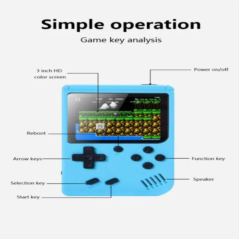 Portable Retro Mini Video Console 8-Bit Handheld Game P_voghion.com