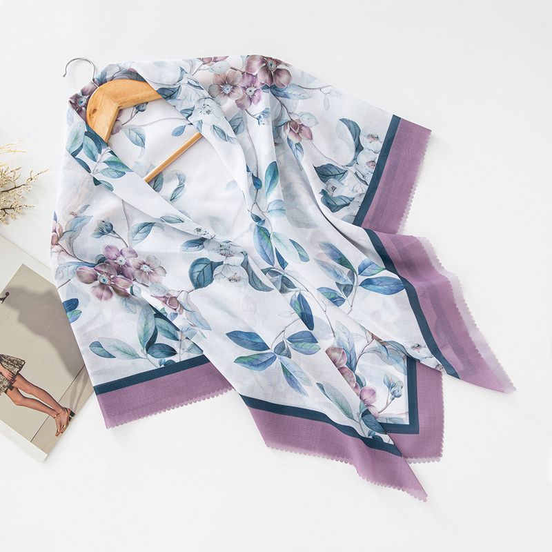 Sciarpe da donna in filato stampato 110 quadrati sciarpa classica in pizzo malese sciarpa alla moda foulard scialle_voghion.com