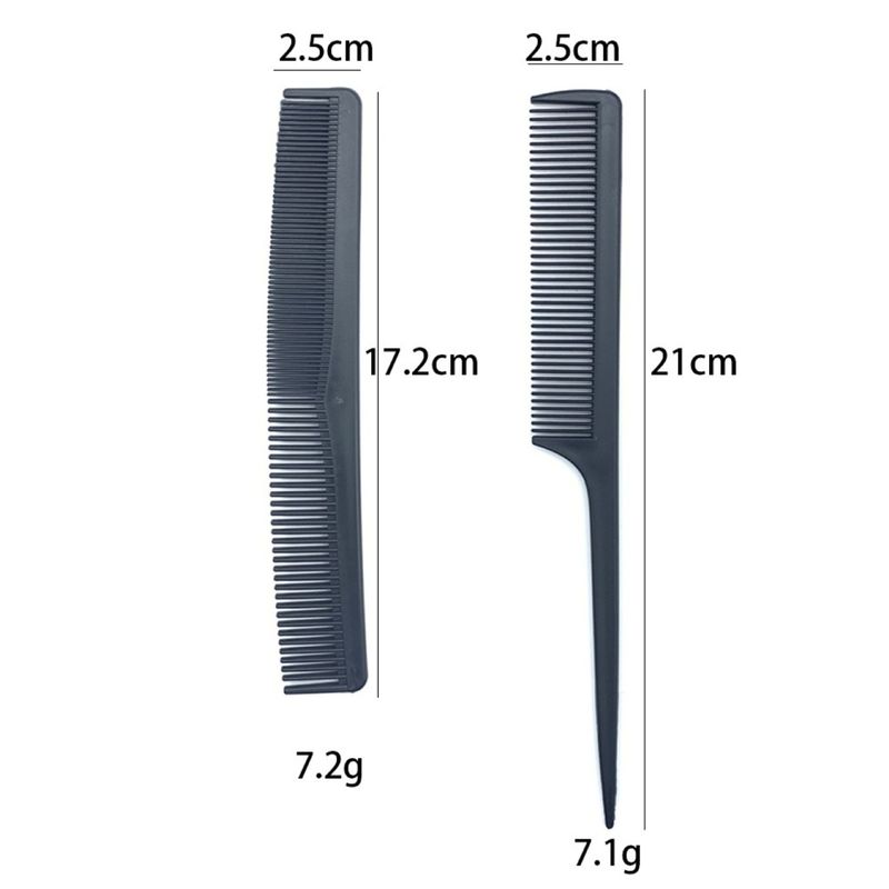 7-piece set of beauty and hairdressing combs, fish set, hair cutting styling comb clip_voghion.com