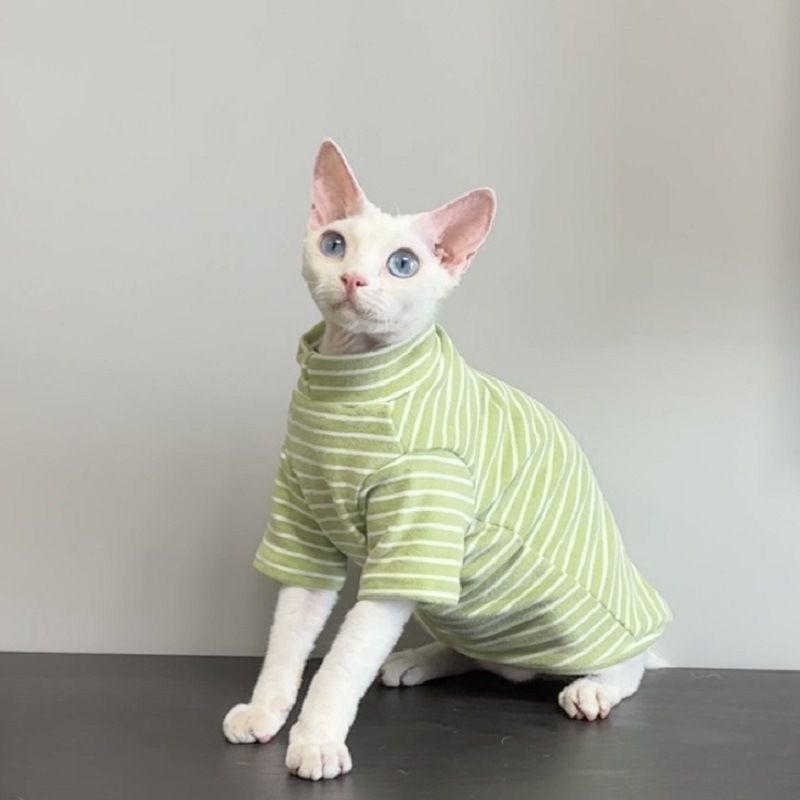 Sphynx Clothes Autumn Winter Style Hairless Devon Rex Cat Cold-Proof Warm Clothing_voghion.com