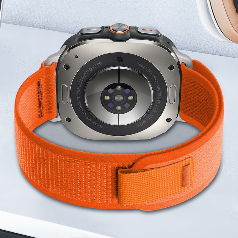 Til Samsung Galaxy Watch Ultra Strap 47mm Tilbehør Sport Nylon armbånd Trail loop Armbånd correa Galaxy watch 7 ultra Band_voghion.com