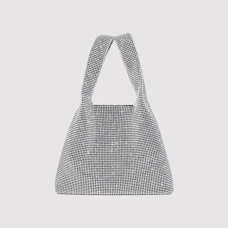 Borsa a mano minimalista con strass_voghion.com