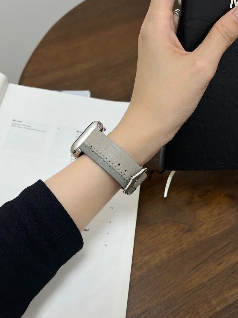 Uhrenarmband für iWatch 42/44/45/46/49 mm 38/40/41 mm PU-Leder-Mode-Uhrenarmband für Uhrenserie Ultra2 Serie 10/9/8/7/6/5/4/3/2/1_voghion.com