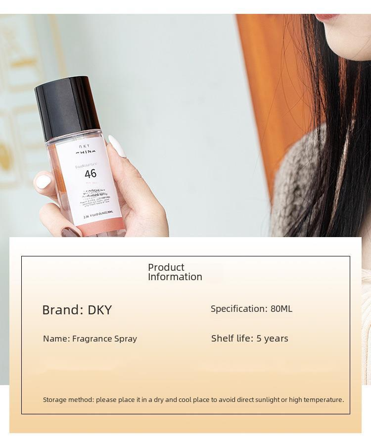 2024 Ny DKY Populär Kläddoftspray Deodorant Refresher Home Eau De Toilette Peach 80ml_voghion.com